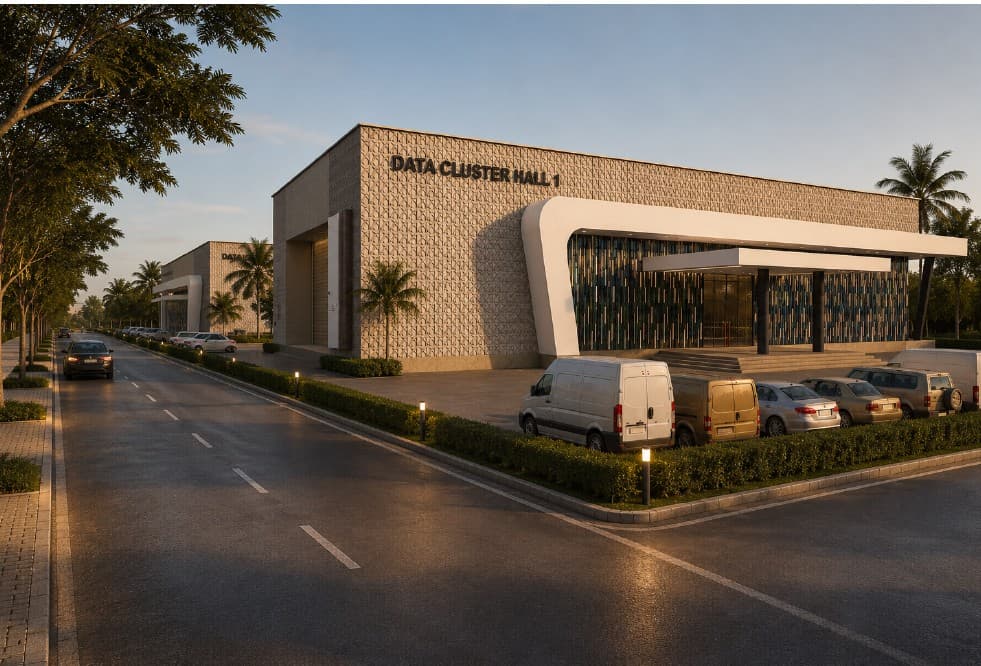 Kedong Industrial Data Center campus aerial view